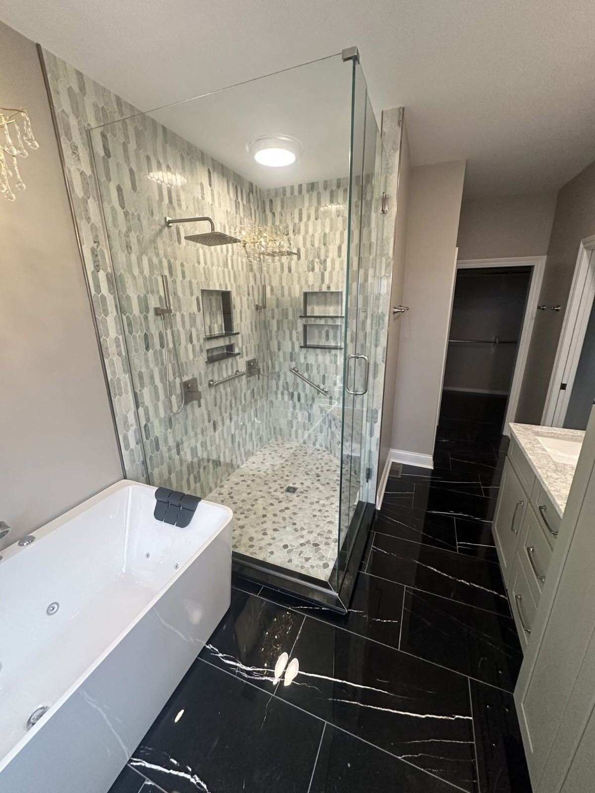 Bathroom remodeling project by Stark Elite in Massillon, OH